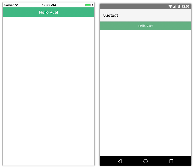 ios android nativescript vue ios android nativescript vue