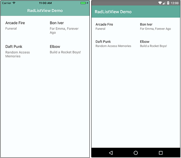 grid listview grid listview