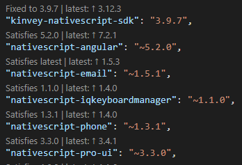 version lens version lens