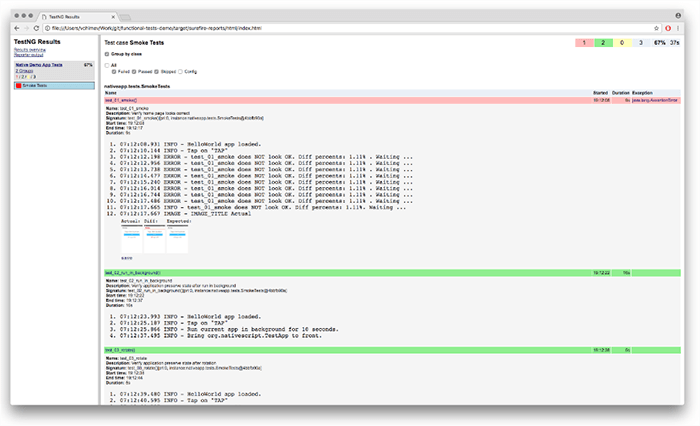 nativescript functional testing framework nativescript functional testing framework