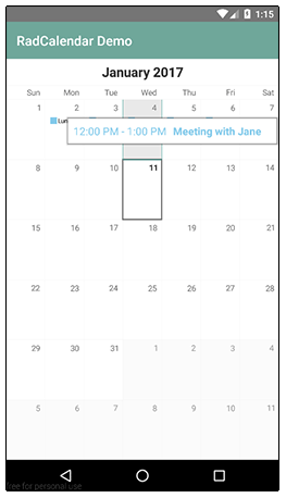 popover event view on android popover event view on android