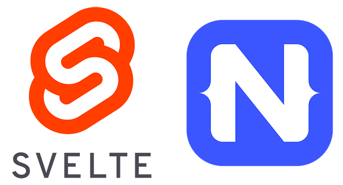 svelte and nativescript logos svelte and nativescript logos
