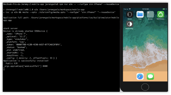test running test running