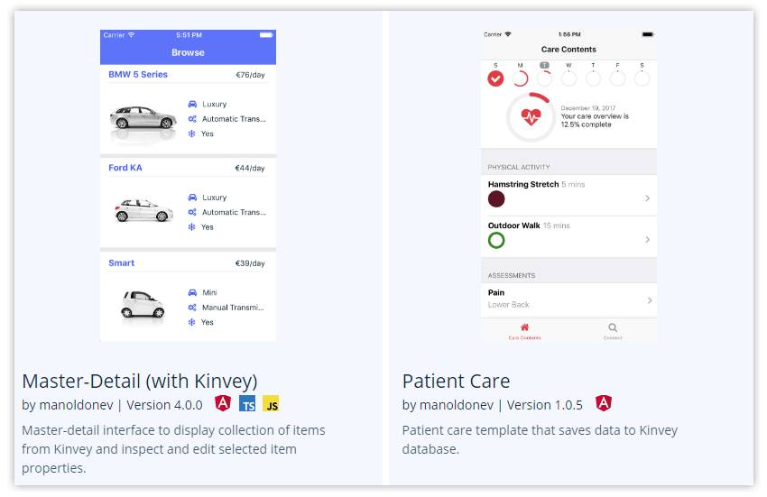 nativescript marketplace app templates nativescript marketplace app templates