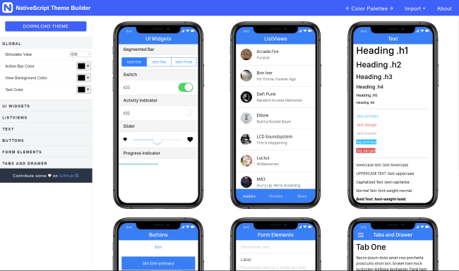 Theme Builder Theme Builder
