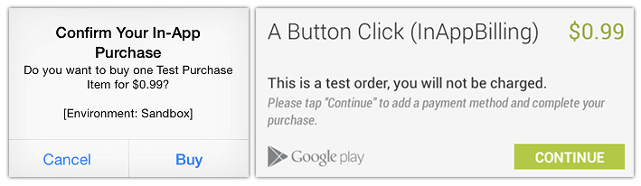 in-app purchase and billing in-app purchase and billing