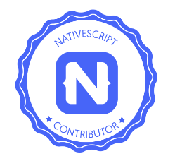 nativescript contributor badge nativescript contributor badge