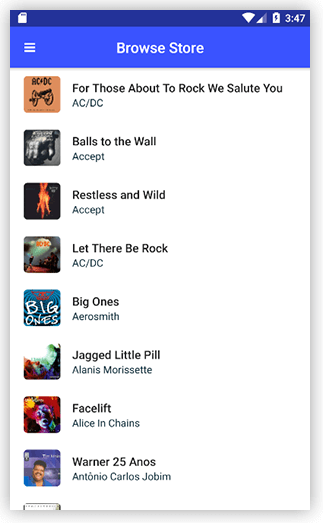 browse store in emulator browse store in emulator
