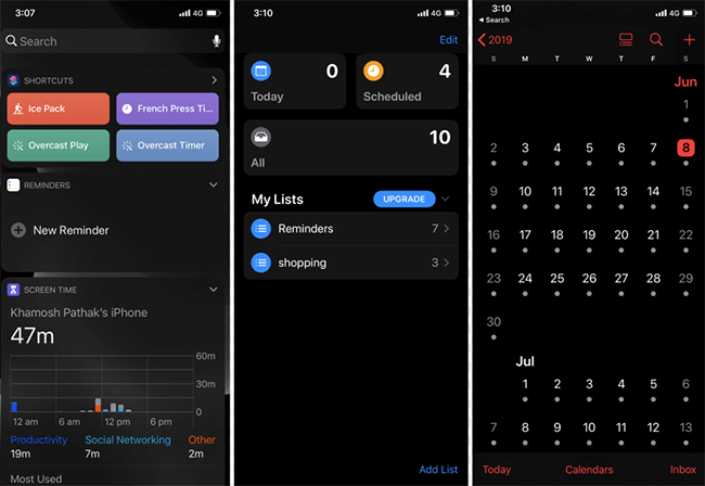 dark mode on ios 13