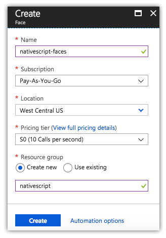 azure face api details azure face api details