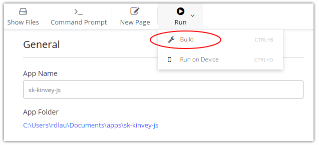cloud builds menu cloud builds menu
