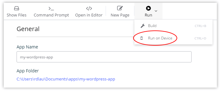 nativescript sidekick run on device nativescript sidekick run on device