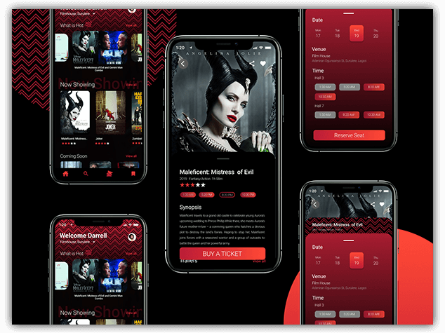 cinema concept app cinema concept app