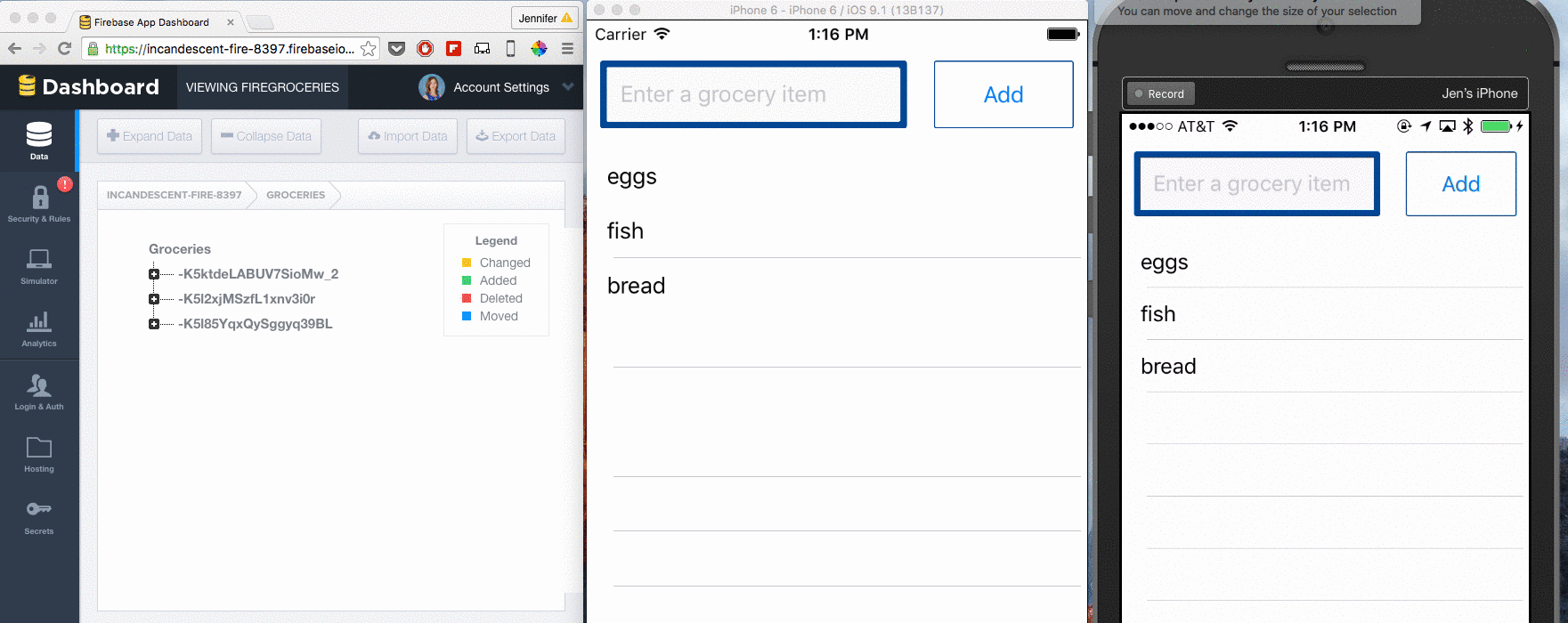 'firegroceries' app integration 'firegroceries' app integration