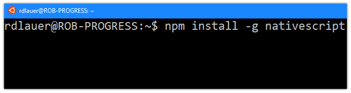 nativescript on ubuntu on windows nativescript on ubuntu on windows