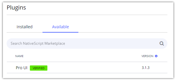 nativescript marketplace integration nativescript marketplace integration