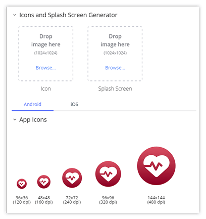 icons and splashscreen generation icons and splashscreen generation