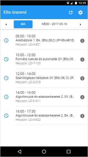 time-table time-table