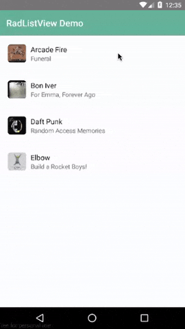 android pull-to-refresh